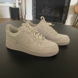 White NIKE Air Force 1 -  10.5 - Perfect condition